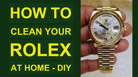 how to clean Rolex watch